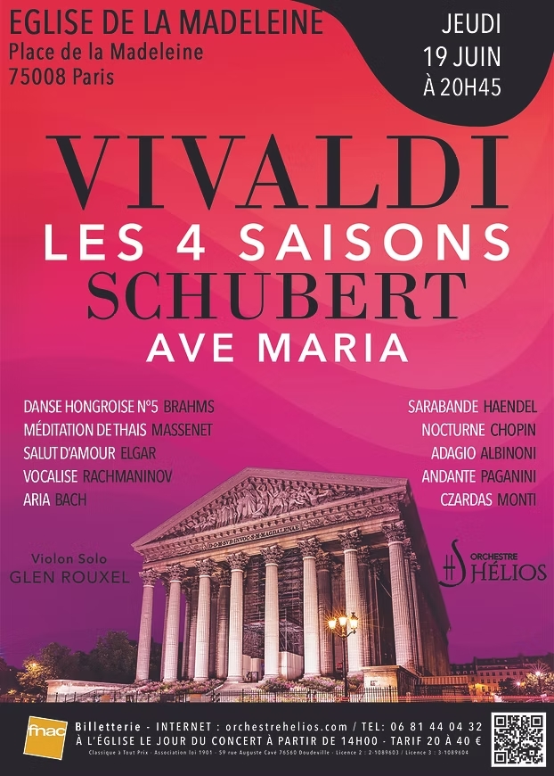 Les 4 Saisons de Vivaldi, Ave Maria et Célèbres Adagios